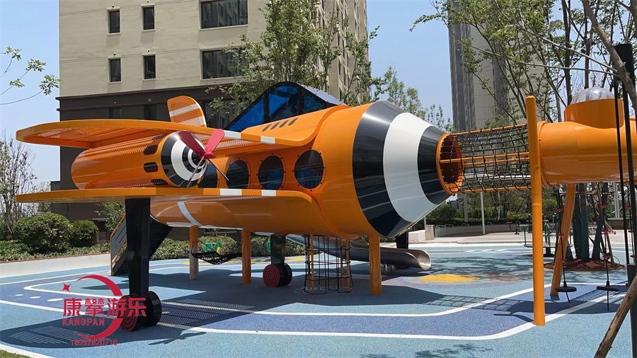 小區戶外飛機造型非標不